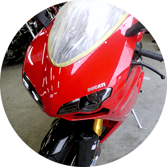 バイクのコーティング
